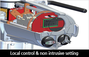 Local control & non intrusive setting